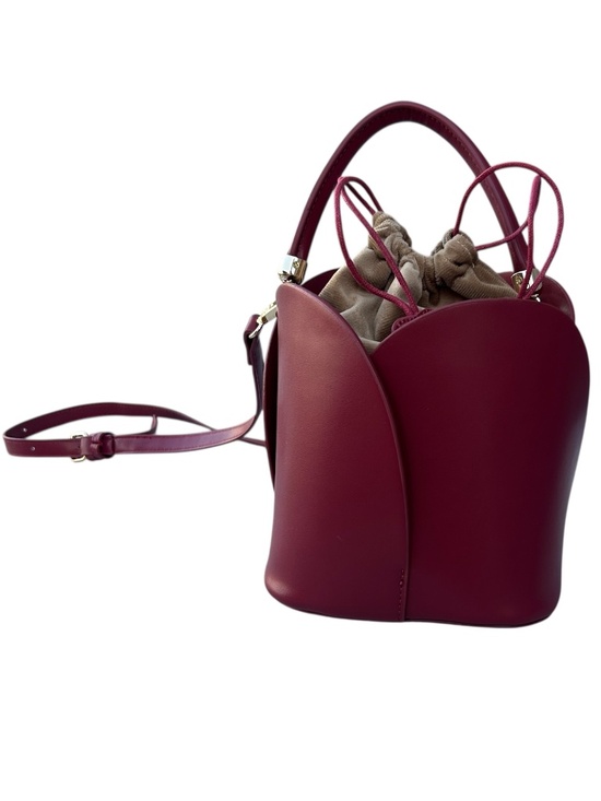 Verano Hill Willow Bucket Handbag Red NWOT - Picture 5 of 7